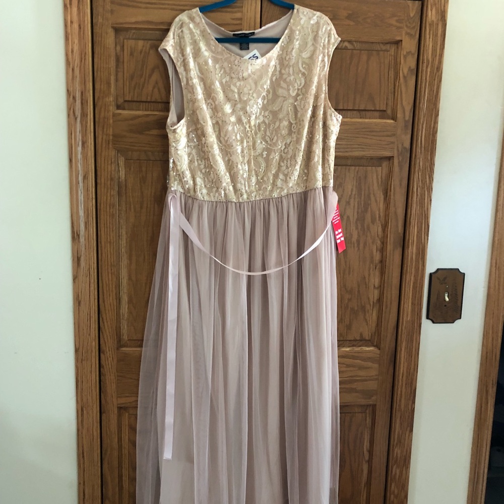 Plus size evening dress